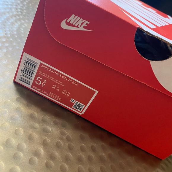 Nike Air Max 90 LTR "Sesame/Red Clay/Sail", men’s size 5.5, women’s size 7.5. - Picture 8 of 8